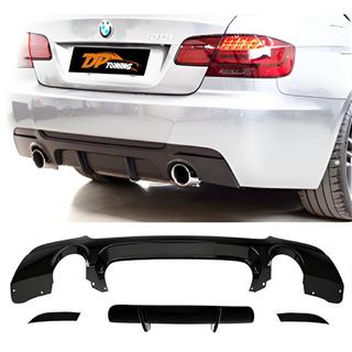 Zadný difúzor DPT (pre E92 M-Sport, čierny lesklý) BMW 3. séria E92/E93 2006–2013