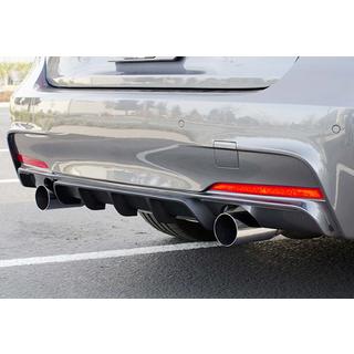 Zadný difúzor DPT V-4 (pre M-Performance, čierny lesklý) BMW rad 3 F30/F31 2012–2019 fotografia 3