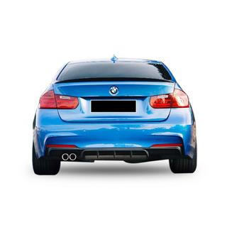 Zadný difúzor DPT V-5 (pre M-Performance, lesklá čierna) BMW rad 3 F30/F31 2012–2019 fotografia 1