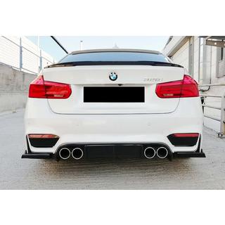 Zadný difúzor DPT V-1 (pre M3, lesklá čierna) BMW rad 3 F30/F31 2012–2019 fotografia 1