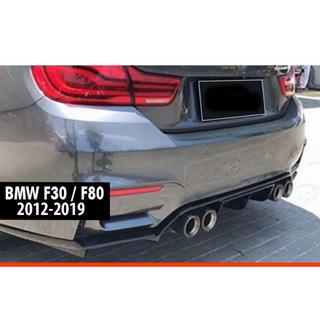Zadný difúzor DPT V-2 (pre Vorstainer, lesklá čierna) BMW rad 3 F30/F31 2012–2019 fotografia 1