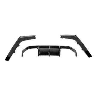 Zadný difúzor DPT V-2 (pre Vorstainer, lesklá čierna) BMW rad 3 F30/F31 2012–2019 fotografia 4