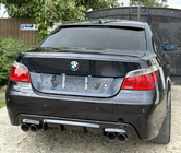 BMW 5. rad E60/E61 2003–2010 Zadný difúzor DPT V-2 (pre M-Sport, čierny lesk) fotografia 1