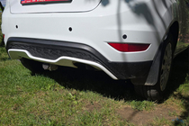 Ford Fiesta 2008–2017 Zadný difúzor DPT V-3 (HB, čierny mat) fotografia 5