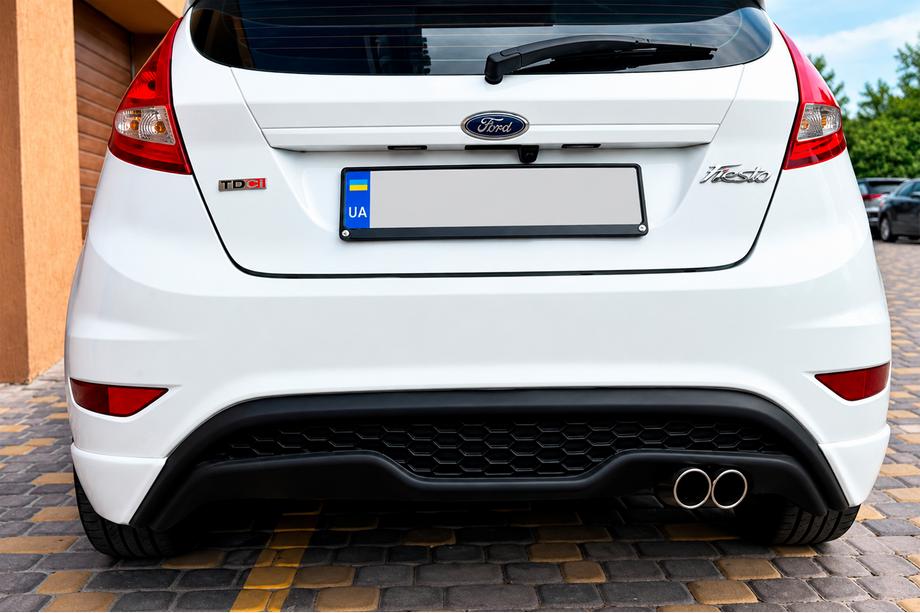 Ford Fiesta 2008–2017 Zadný difúzor DPT V-3 (HB, čierny mat) Image