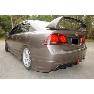 Zadný difúzor DPT V-2 (lesklá čierna) Honda Civic Sedan VIII 2006–2011 fotografia 3