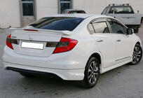 Honda Civic Sedan IX 2011–2016 Zadný difúzor DPT (na lakovanie) fotografia 2