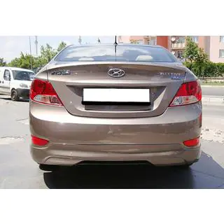 Zadný difúzor DPT (lesklá čierna) Hyundai Accent 2011–2017 fotografia 1