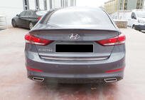 Hyundai Elantra (AD) 2015–2020 Zadný difúzor DPT V-1 (lesklá čierna) fotografia 2