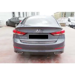 Zadný difúzor DPT V-1 (lesklá čierna) Hyundai Elantra (AD) 2015–2020 fotografia 2