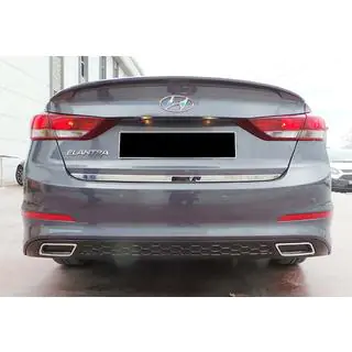 Zadný difúzor DPT V-1 (lesklá čierna) Hyundai Elantra (AD) 2015–2020 fotografia 3