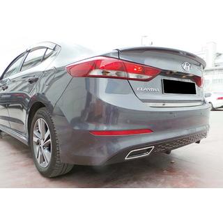 Zadný difúzor DPT V-2 (lesklá čierna) Hyundai Elantra (AD) 2015–2020