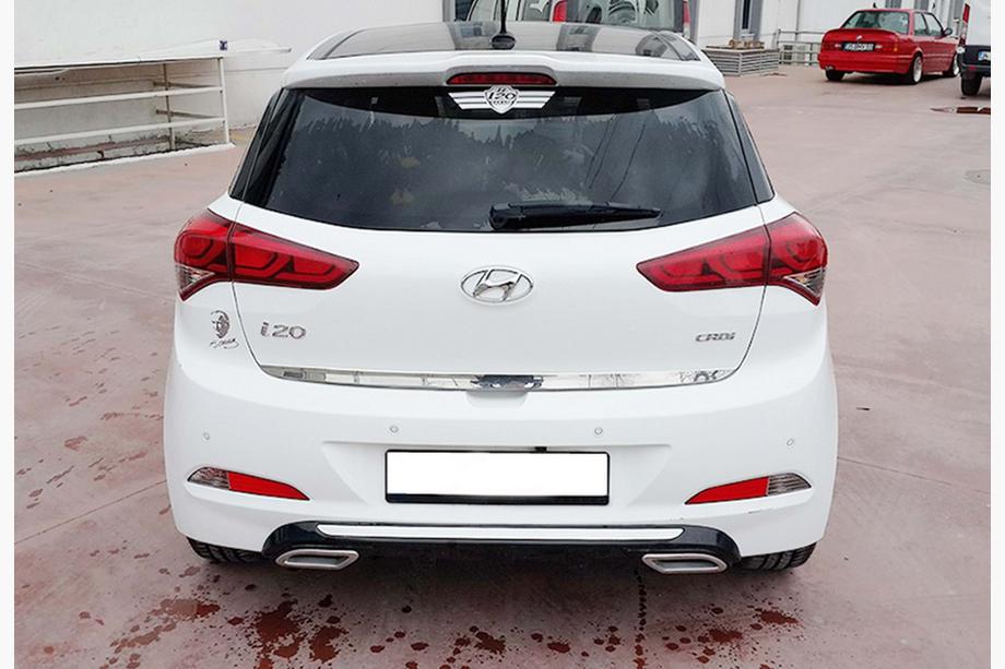 Hyundai I-20 2014–2020 Zadný difúzor DPT (2014-2018, čierny lesk) Image