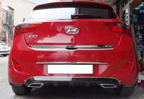 Hyundai I-30 2012–2017 Zadný difúzor DPT V-1 (lesklá čierna) fotografia 1