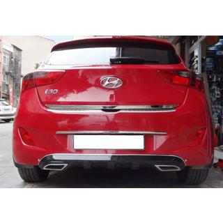 Zadný difúzor DPT V-1 (lesklá čierna) Hyundai I-30 2012–2017 fotografia 1