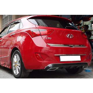 Zadný difúzor DPT V-1 (lesklá čierna) Hyundai I-30 2012–2017 fotografia 2