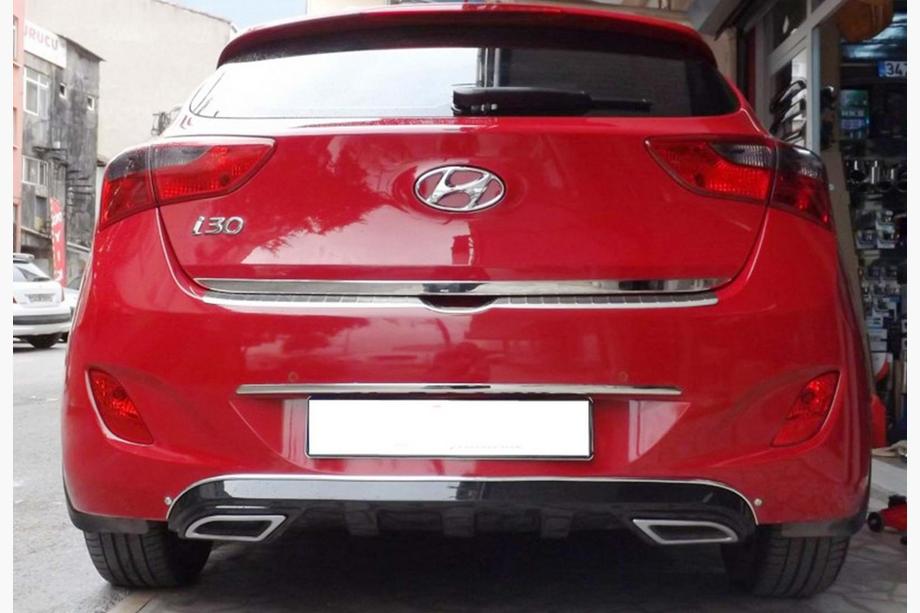 Hyundai I-30 2012–2017 Zadný difúzor DPT V-1 (lesklá čierna) Image