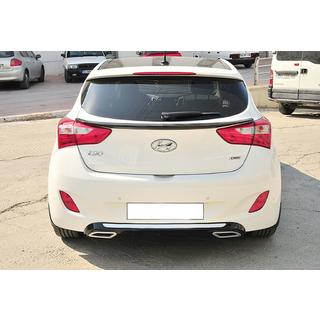 Zadný difúzor DPT V-2 (lesklá čierna) Hyundai I-30 2012–2017 fotografia 1