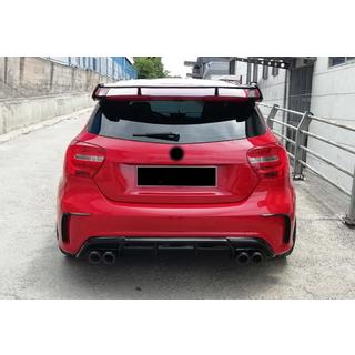 Zadný difúzor DPT (2012-2015, pre Brabus, lesklá čierna) Mercedes A-сlass W176 2012–2018 fotografia 3