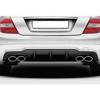 Zadný difúzor DPT (2011-2014, pre AMG SD, lesklá čierna) Mercedes trieda C W204 2007–2015 fotografia 1