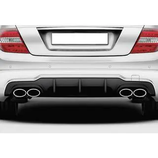 Zadný difúzor DPT (2011-2014, pre AMG SD, lesklá čierna) fotografia 1