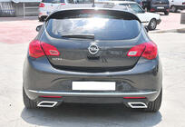 Opel Astra J 2009–2015 Zadný difúzor DPT V1 (2012-2015, HB, lesklá čierna) fotografia 7