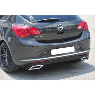 Zadný difúzor DPT V1 (2012-2015, HB, lesklá čierna) Opel Astra J 2009–2015 fotografia 3
