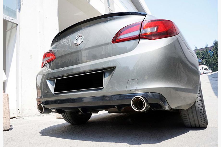 Opel Astra J 2009–2015 Zadný difúzor DPT V-1 (SD, čierny lesklý) Image