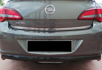 Opel Astra J 2009–2015 Zadný difúzor DPT V-2 (SD, čierny lesklý) fotografia 1
