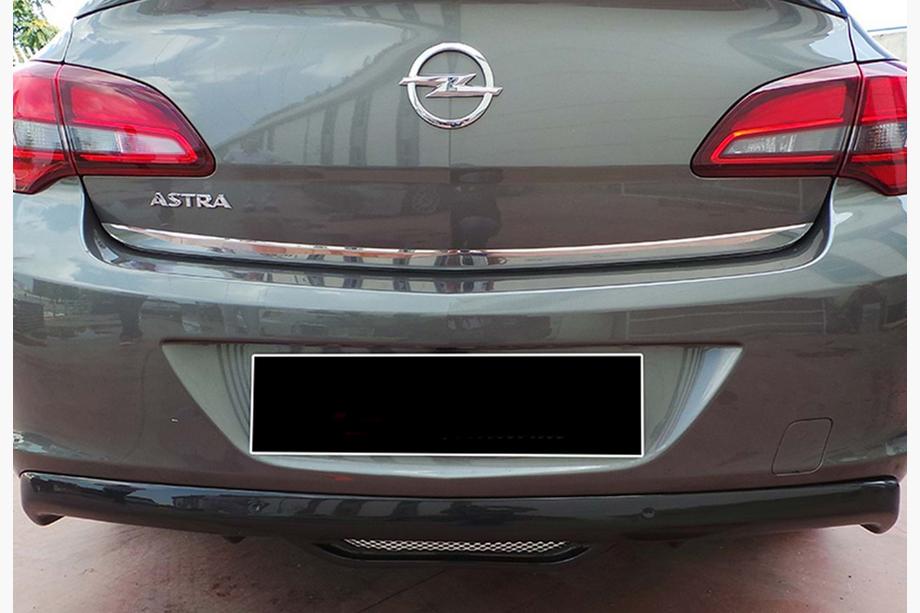 Opel Astra J 2009–2015 Zadný difúzor DPT V-2 (SD, čierny lesklý) Image