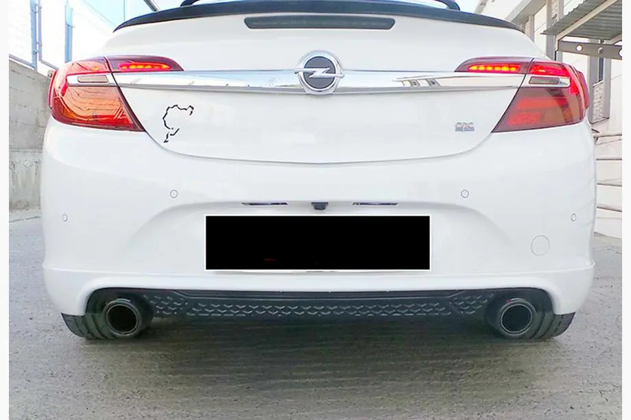 Opel Insignia 2008–2017 Zadný difúzor DPT (SD, 2013-2017, lesklá čierna) Fotografia 3