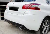 Peugeot 308 2014–2021 Zadný difúzor DPT (HB, lesklá čierna) fotografia 3