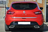 Renault Clio IV 2012–2019 Zadný difúzor DPT V-2 (lesklá čierna) fotografia 1