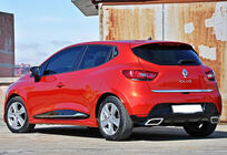 Renault Clio IV 2012–2019 Zadný difúzor DPT V-2 (lesklá čierna) fotografia 3