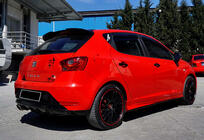 Seat Ibiza 2010–2017 Zadný difúzor DPT (lesklá čierna) fotografia 2