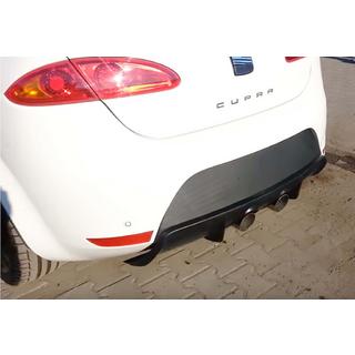 Zadný difúzor DPT V-2 (2009-2012, lesklá čierna) Seat Leon 2005–2012 fotografia 2