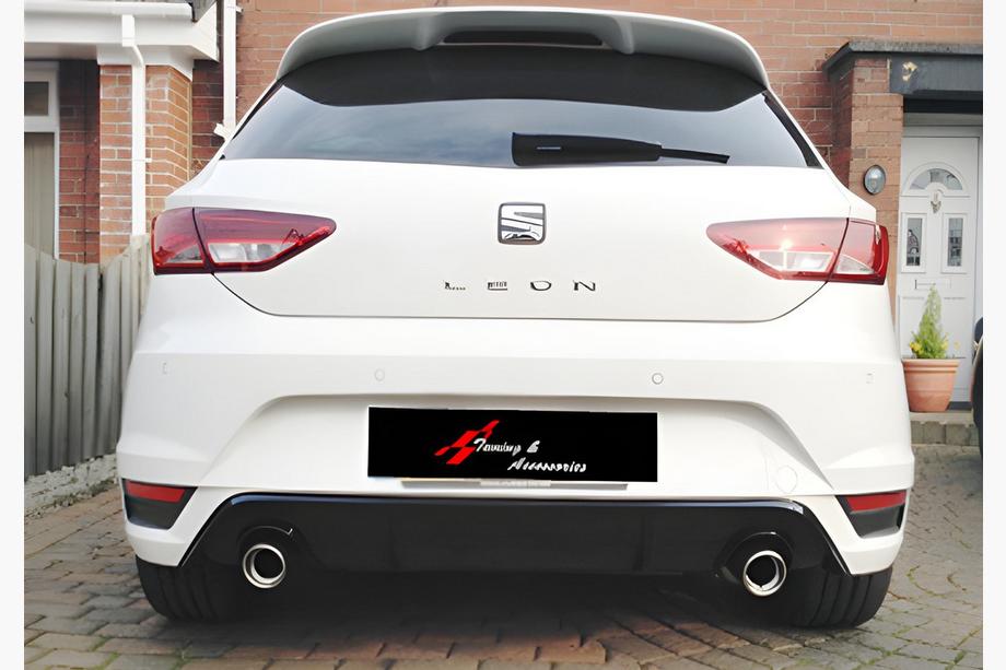 Seat Leon 2013–2020 Zadný difúzor DPT V-1 (lesklá čierna) Image