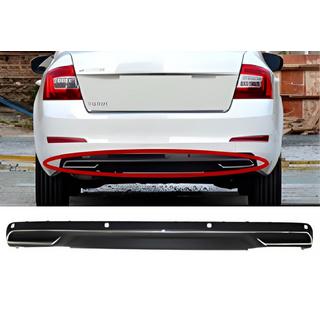 Zadný difúzor DPT V-3 (LB, matná čierna) Skoda Octavia III A7 2013–2019 fotografia 1