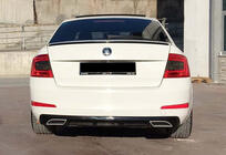 Skoda Octavia III A7 2013–2019 Zadný difúzor DPT V-4 (LB, lesklá čierna) fotografia 1