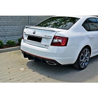 Zadný difúzor DPT V-5 (LB, matná čierna) Skoda Octavia III A7 2013–2019 fotografia 2