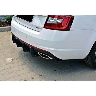 Zadný difúzor DPT V-5 (LB, matná čierna) Skoda Octavia III A7 2013–2019 fotografia 3