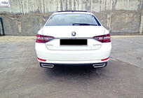 Skoda Superb 2015–2024 Zadný difúzor DPT V-2 (lesklá čierna) fotografia 7