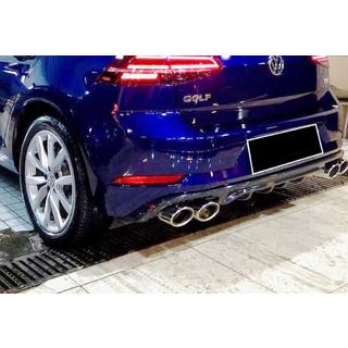 Zadný difúzor DPT V-1 (2017-2019, lesklá čierna) Volkswagen Golf 7/E-Golf 2012–2020 fotografia 2
