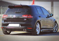 Volkswagen Golf 7/E-Golf 2012–2020 Zadný difúzor DPT V-6 (2012-2017, čierny lesk) fotografia 3