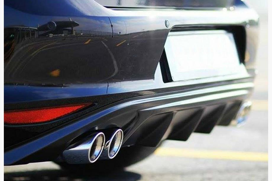 Volkswagen Golf 7/E-Golf 2012–2020 Zadný difúzor DPT V-6 (2012-2017, čierny lesk) Image
