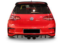 Volkswagen Golf 7/E-Golf 2012–2020 Zadný difúzor DPT V-7 (2012-2017, čierny lesk) fotografia 1