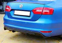 Volkswagen Jetta 2011–2018 Zadný difúzor DPT (2011-2014, lesklá čierna) fotografia 1