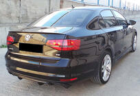 Volkswagen Jetta 2011–2018 Zadný difúzor DPT (2014-2018, čierny lesk) fotografia 2