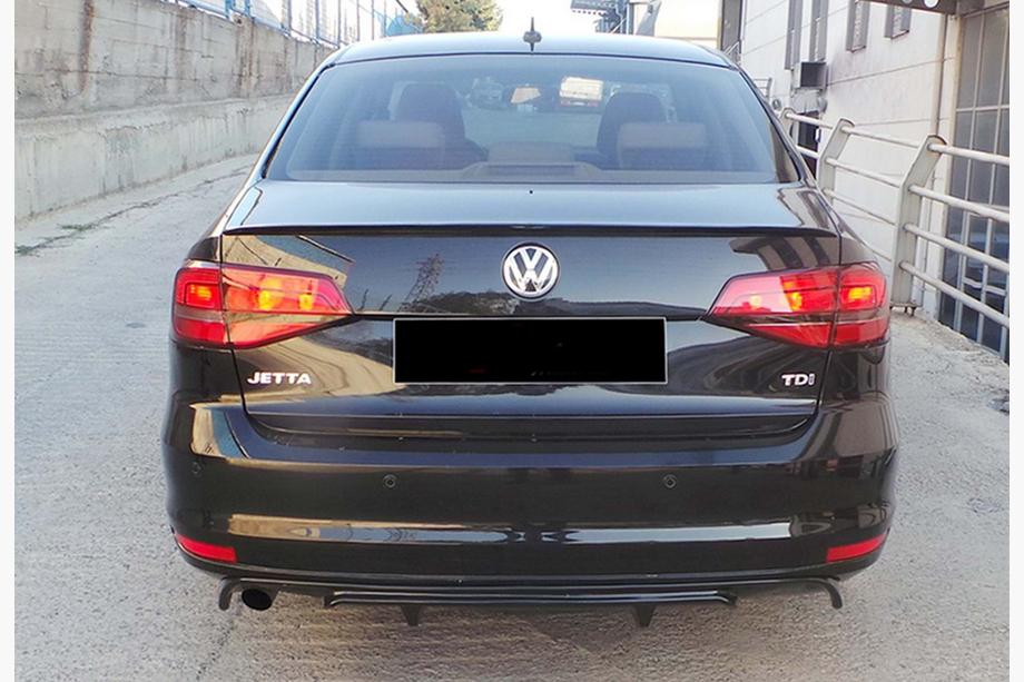 Volkswagen Jetta 2011–2018 Zadný difúzor DPT (2014-2018, čierny lesk) Image