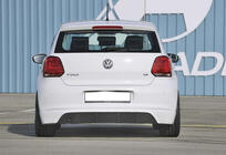 Volkswagen Polo 2010–2017 Zadný difúzor DPT (2010-2013, čierny lesklý) fotografia 3